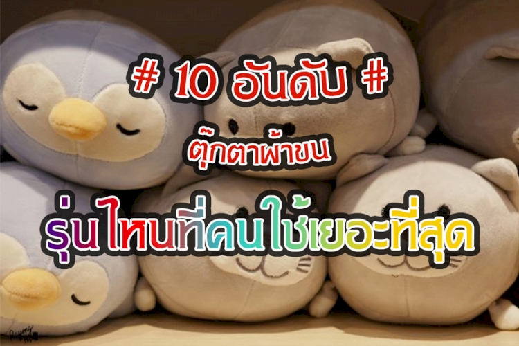 10 อันดับ ตุ๊กตาผ้าขน ยอดนิยม ยี่ห้อไหนดี ยี่ห้อไหนดี